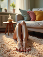 Photo Pieds Féminins, Style Artistique et Élégant, Format 15 x 20