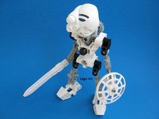 Lego 8536 Bionicle Mata Nui Toa Kopaka complet +notice arme abimée de 2001 CN200