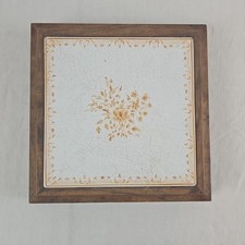 Dessous De Plat Musical En Faïence Ancienne Reuge