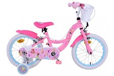 Volare Disney Princesse Vélo - Fille - 16 Pouces - Rose - Zwei-Hand-Brem