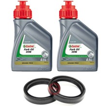 Kit 1L Castrol 20W Paraoli Fourche 30 X 42 X 10,5 Yamaha Ytm El-Dx 200 83