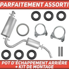 Pot d’échapp. arrière pour