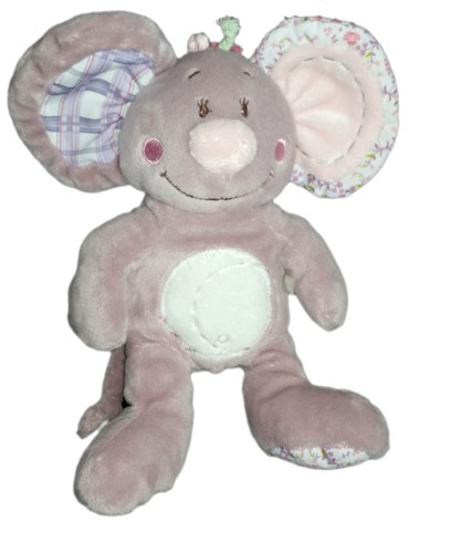Doudou souris mauve - , cm