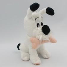 Doudou peluche chien blanc
