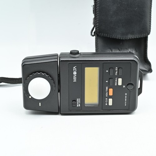Minolta auto flash meter iii - minolta,