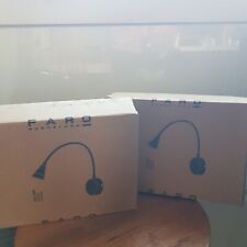 2 Appliques Luminaires FARO BEL Noires Neuves