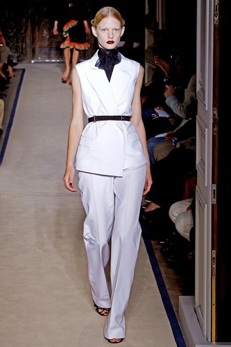 Saint laurent white sleeveless - laurent,