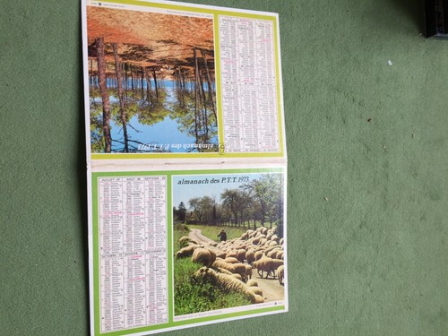 Calendrier almanach ptt - almanach,