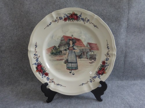 Plat rond faïencerie - plat,