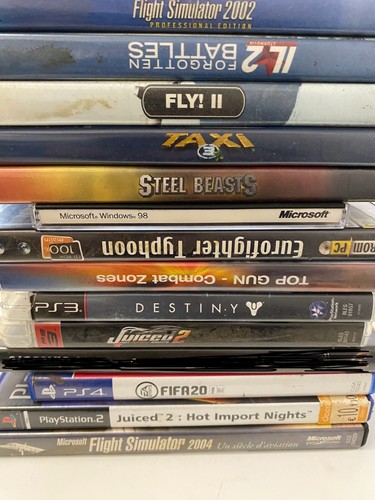 Lot divers jeux pc et - lot,