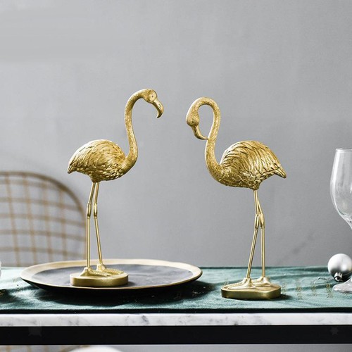 Résine flamant rose - résine,