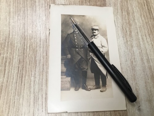 Carte postale photo poilus - postale,