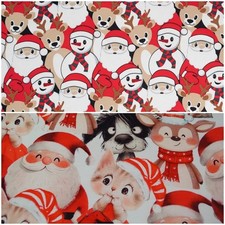 Tissu French Terry Noël 50x140 Coton