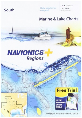 Navionics plus regions - regions, south