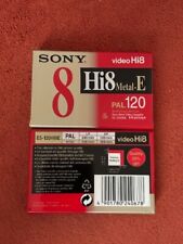 2 cassettes sony video hi8 metal-E pal 120 sous blister