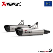 Echappements Akrapovic homologués en titane Triumph Bonneville T100/T120 2019-