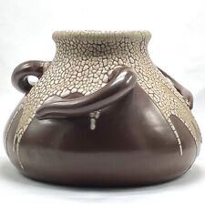 GROS VASE Grés LÉON POINTU à ST AMAND EN PUISAYE Céramique Art Déco, carries...