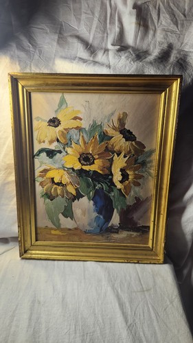 Superbe peinture huile - à, l'huile