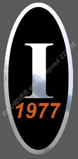 sticker adesivo I 1977 cromo valorizzazione anno di produzione FIAT LANCIA ALFA