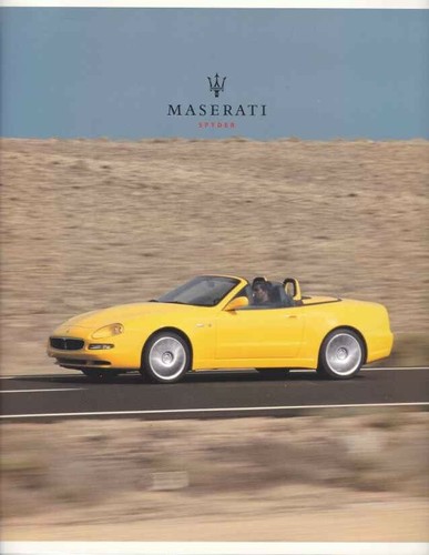 Catalogue brochure maserati - catalogue,