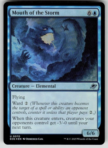 Mouth the storm - of,