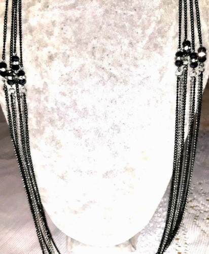 Collier sautoir perles - 4,