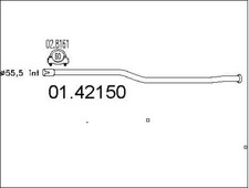 TUYAU D'éCHAPPEMENT CITROËN