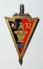 INSIGNE 32° REGIMENT DU GENIE