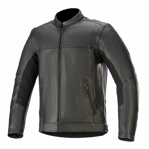 Veste moto cuir - de,