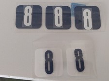 Patch Thermo numéro Football OM no porté maillot training Marseille 2022