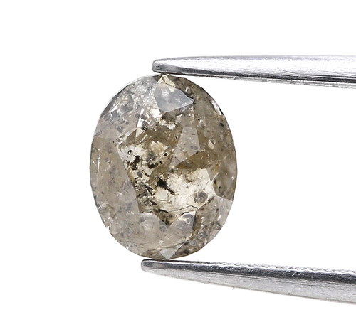 Diamant naturel taillé ovale - naturel,