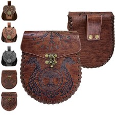 Bourse Porte Monnaie en Faux Cuir Embossé MéDiéVal Medieval Bourse Porte Monn...