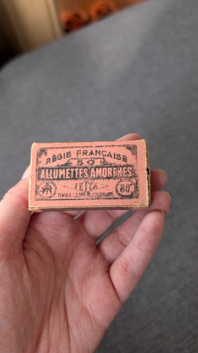 Ancienne boîte allumettes - boîte, d’allumettes