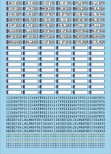 plaque immatriculation allemand 1/43 Décalcomanie décalque pose facile
