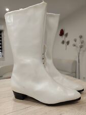 Bottes Blanches À Lacets