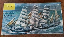 ANCIENNE MAQUETTE HELLER 1200 1/150e VOILIER PAMIR ECOLE DE LA MARINE ALLEMANDE 