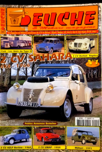 Deuche mehari magazine - mehari, n°1