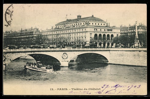 Cpa paris théâtre du - cpa,