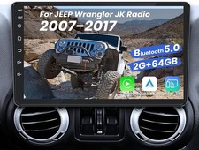 Jeep Wrangler JK 2007-2018 Radio Android CarPlay 10,1" GPS Navigation WiFi Cam