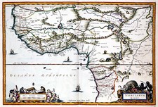 Reproduction carte ancienne - Afrique de l'Ouest en 1662 (West Africa)
