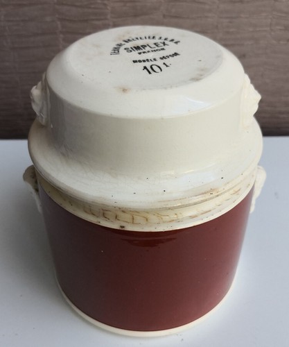 Ancien pot couvert terrine - ancien,