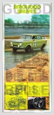 1972 DOCUMENT  ( ROF 46 )  POSTER   AUTO SIMCA 1000 RALLYE 2