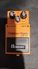 Boss DS-1W Distortion Waza Craft Guitare Pédale Effet De Japon Color Is Orange