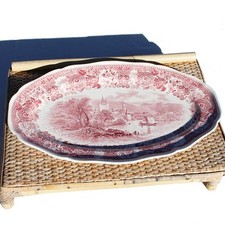 Ancien plat de service 40 cm