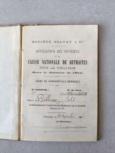 Vieux papier 1911 livret - papier,