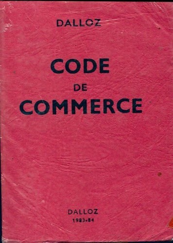 Code commerce 1983 - de, 1983-84
