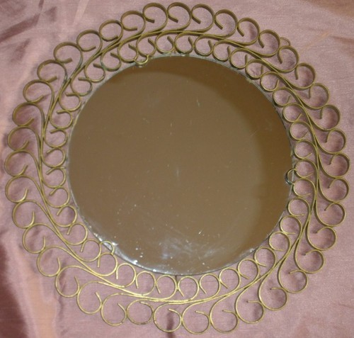 Miroir soleil vintage fer - miroir, en