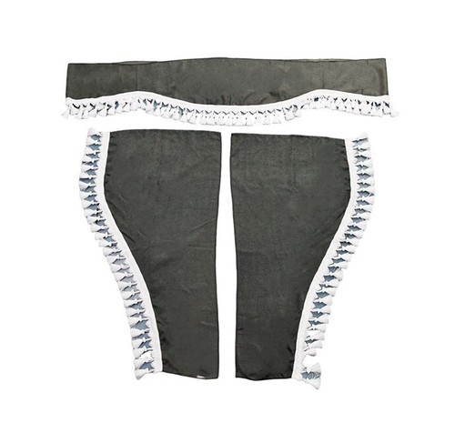 Rideaux gris pour camions - gris,