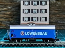 Z - MÄRKLIN MINI-CLUB  8663 - WAGON RÉFRIGÉRÉ*** TRANSPORT BIÈRE*** "LÖWENBRÄU"