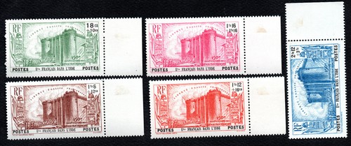 Colonies françaises inde - colonies,
